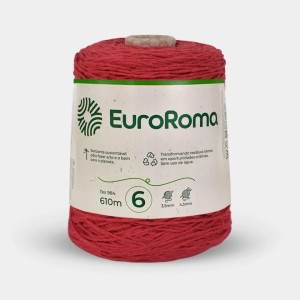 BARBANTE EUROROMA COLORIDO 4/6 - 600 G - 610 M VERMELHO